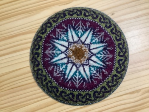 Fair isle beret - isle, knitted