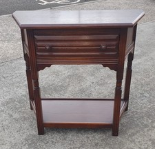 VINTAGE OAK HALL TABLE