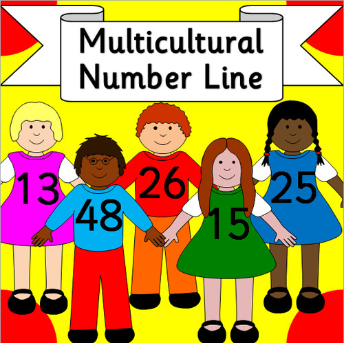Multicultural children number - multicultural,