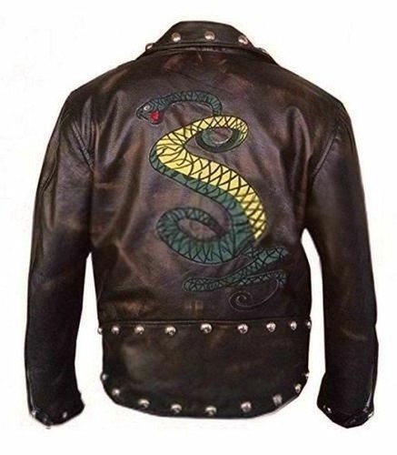 Mens real leather jacket - real,