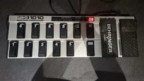 Behringer fcb1010 midi foot - behringer,