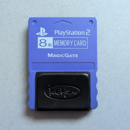Ps2 memory card purple - purple, kemco