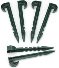 100 x Plastic Garden Pegs for