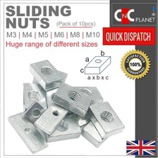 M3 M4 M5 M6 M8 M10 Sliding T