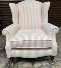 laura ashley armchair  -Southwold Chair - Susie Watson  Pink Stripe