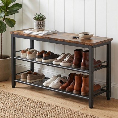Shoe rack bench tier - bench,