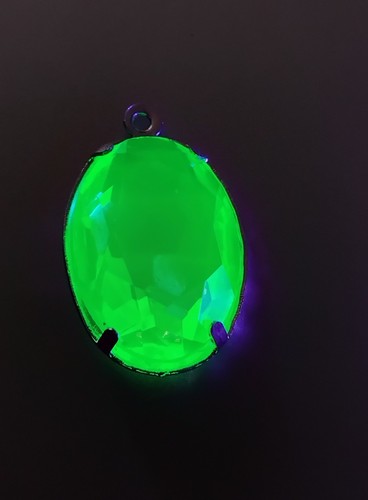 Vintage czech uranium glass - vintage,