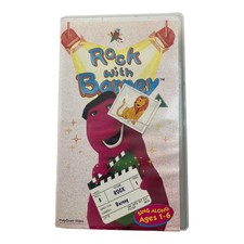 Rock with Barney VHS 1991 PolyGram Video Sing Along Children's Classic