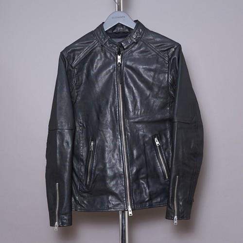 All saints leather jacket - all, mens