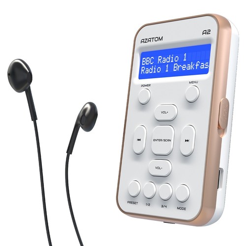 Dab portable pocket radio - dab+, fm