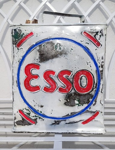 Vintage esso petrol - petrol, can