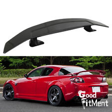 For Mazda 2 3 RX-8 RX-7 MX5 47'' Rear Trunk Spoiler Tail Wing Carbon Fiber Black