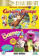 Curious George/Barney's Great Adventure - The  Movie DVD (2007) George Hearn,