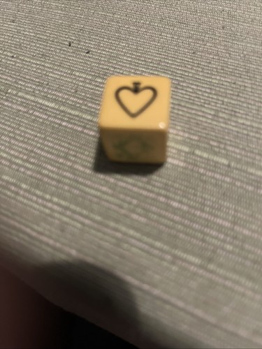 Vintage old poker - old, dice
