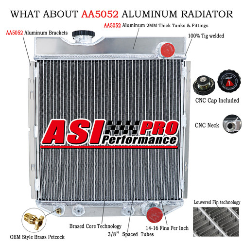 4row radiator for 1965 - for, 1965-1966