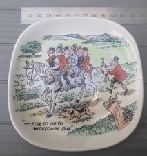 Widecombe fair plate - fair,