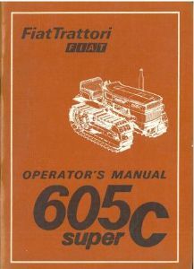 Fiat crawler tractor - tractor, 605c