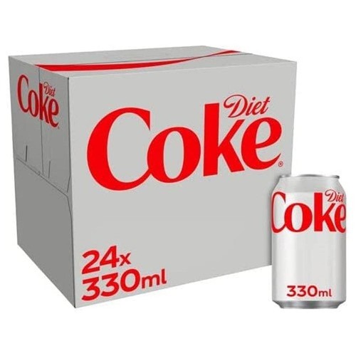 Diet coke can - box, 330