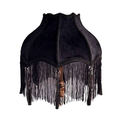 Lampshade with fringe - lampshade,