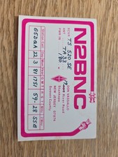 Vintage Radio Ham QSL Card