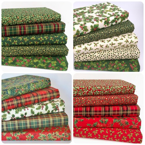 Christmas fabric 100 - fabric, cotton