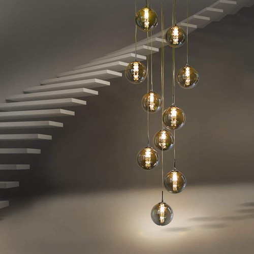 Led flame bernsteingrey - led, 6/10