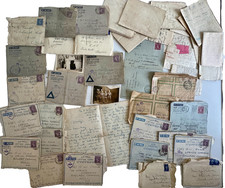 WW2 HOUSE CLEARANCE LOT ,39 LETTERS SWEETHEART,FAMILY ETC, SOLDIER MEF FROM HULL