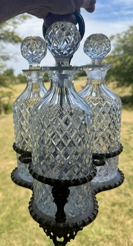 1860s silver plated stand - 1860s, silver-plated
