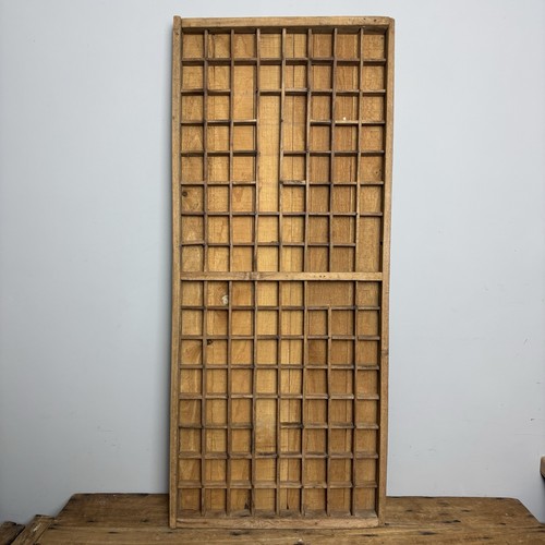 Vintage wooden printers tray - vintage,
