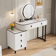 Dressing table with led - with,