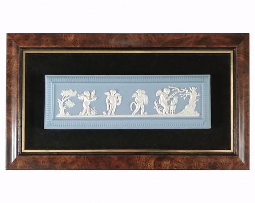 Wedgwood blue jasper plaque - wedgwood,