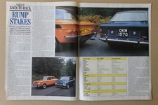 Original CSC magazine article: NSU 1200 TT v SUNBEAM STILETTO IMP