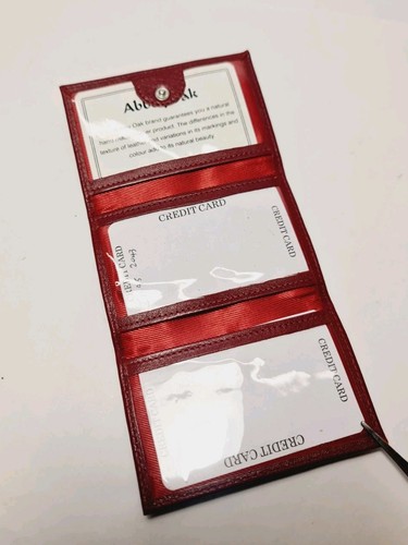 Red waxy hide - waxy, leather