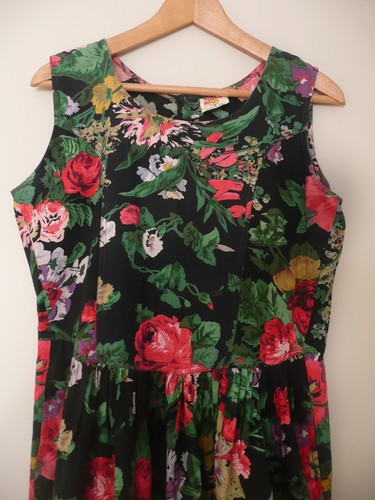 Vintage clock house dress - clock,