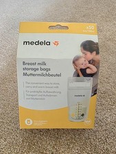 Medela Breast Milk Storage Bags, 180ml Pack of 50,  BPA Free, New & Unopened