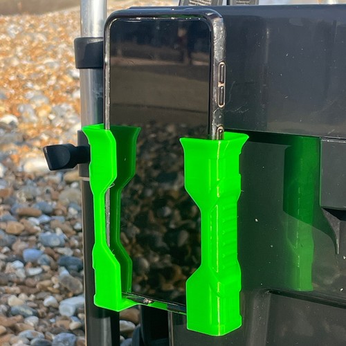 Beach fishing seat - beach, phone