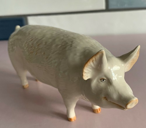 Beswick pig boar wall - ,