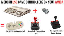 Amiga Gamepad Adapter USB to 9 pin Joystick and Game Controllers
