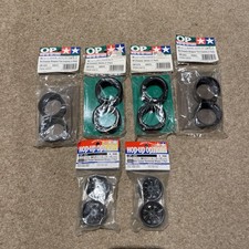 Tamiya 1/10 M-Chassis Slick Tires & Wheel set X4 (M01 M02/M03/M04/M05 53223