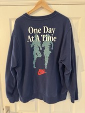 Nike Vintage Reissue 90s Athletics Running Sweater XL Blue FN1486-410