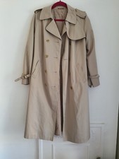Vintage Dannimac Royale Beige Trench Coat – Long Belted Mac UK 12– Made in Korea