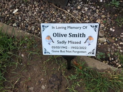 Personalised memorial plaque - memorial,