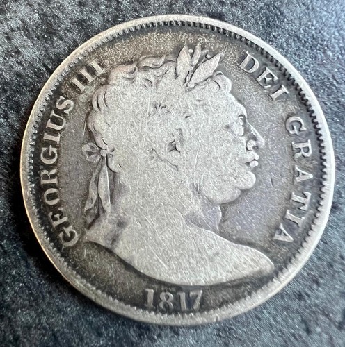 1817 half crown - crown, sterling