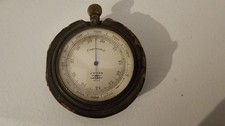 Antique 19th Century  compensated Pocket Barometer - J Hicks Maker London 5227