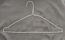 SILVER METAL WIRE COAT HANGERS