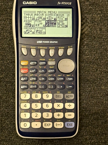 Casio 9750gii graphing - casio,