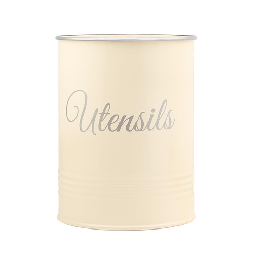 Cream utensil holder - cream, pot