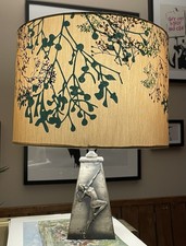 Art Deco Lamp, With Modern Shade