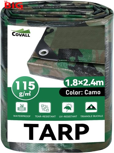 Camouflage tarpaulin x - tarpaulin, 1.8m
