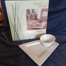 BNIB Belleek Living Solace Party Dish -  Tray & Dish